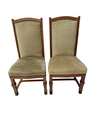 Art Deco Side Chairs by Willem Penaat, Oak & Macassar Ebony, 1917